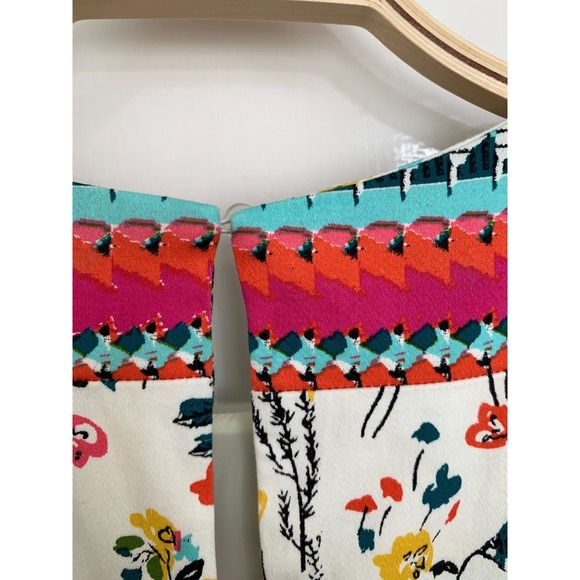 Maggy London Multicolor Floral Sleeveless A Line Fit Flare Dress Size 12 $175 - Picture 10 of 16